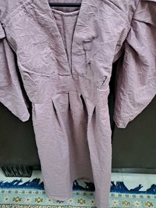 Vintage Puff Sleeve Dress