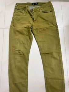 beige olive green colour pant