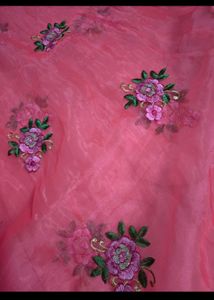 New Organza Material 1.84 Metres
