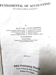 Fundamental of Accounting