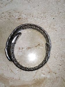 Silver Braided Bracelet