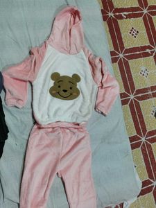 Winnie the Pooh Hoodie - Pink &amp; White