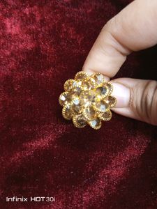 Golden Diamond Ring