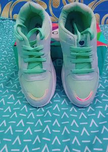 Stylish Mint Green Sneakers