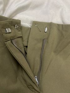 Olive Green Wide Leg Pants