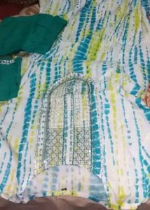 Green Kurta Set