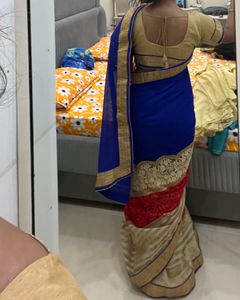 Blue Elegant Saree