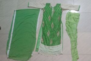 Beautiful Parrot Green Suit Set
