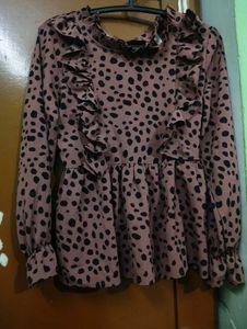 METRO-FASHION Top|Cute Mauve Coloured