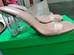 Clear Strap Heels
