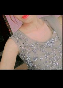 Grey Embellished Lehenga Choli