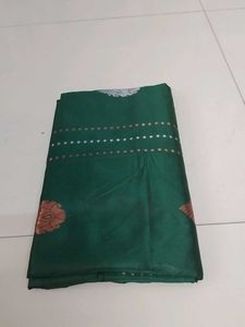 Dark Green Soft Silk Saree...