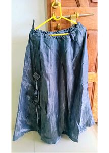 Shiny Greay  Skirt