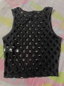 Forever 21 Black Crop Top ❌No Negotiation