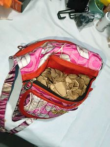 Quilted Floral Crossbody Bag