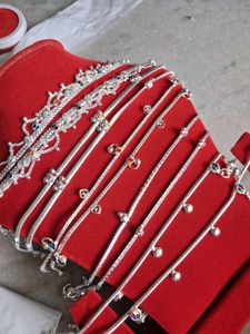 Silver Anklets Collection