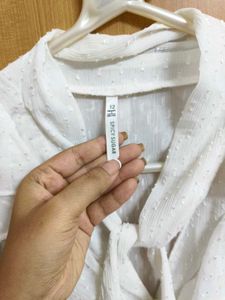 White Formal Top