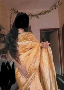 Yellow Banarasi Saree