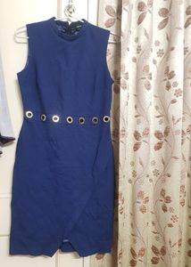 Madame Women Blue One Piece Dress