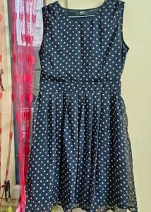 Polka Dot Fit & Flare Dress💙💙💙💙