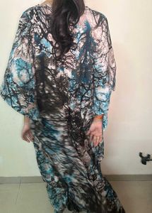 Boho Print Kaftan Dress