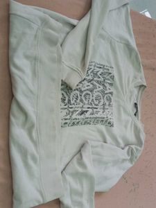 ZURO Graphic Print Sweatshirt