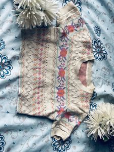 Vintage Knit Crop Top