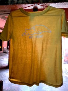 Yellow Graphic Tee