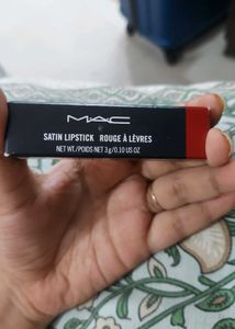 MAC Satin Lipstick in Shade M.A.C RED