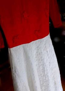 Red & White Dress