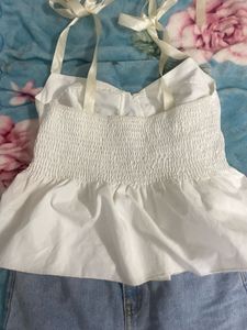 White Corset Top