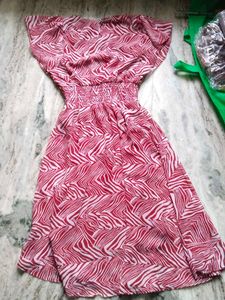 Patterned Mini Dress