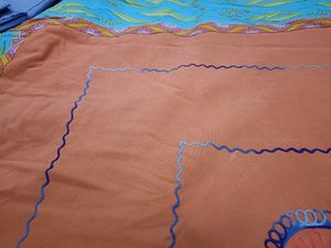 Cotton Double Bedsheet With 2 Pillow Covers