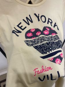 Yellow &#39;New York&#39; Graphic Tee