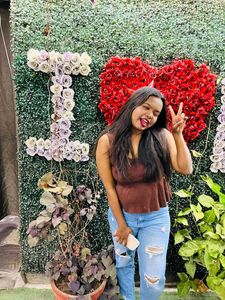 Brown Sleeveless Top