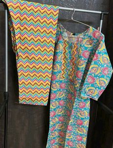 Colourful Kurta Pant Set