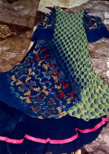 Navy Blue Anarkali Design Kurta 🎊🎊