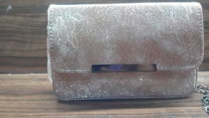 Golden And Silver Mixed Clutch