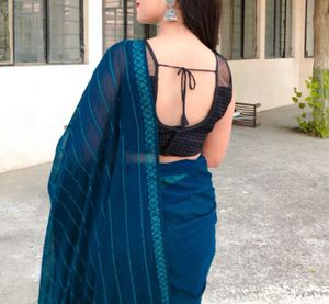 Elegant Green Saree
