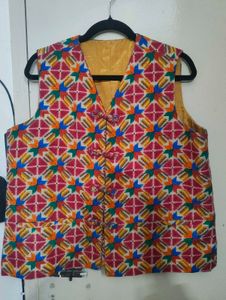 Unisex Ethnic Embroidered Waistcoat