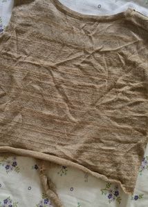 Tie Up Cut Out Top For Womens