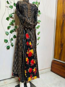 Black Color Paty Wear Gawen