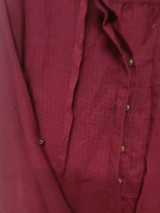 Bossini Burgundy Blouse/ Office wear