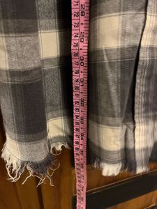 Oversized Plaid Shirt Dress