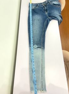Straight Fit Mildly Distressed Jeans