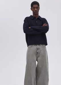 Gray Denim Flare Jeans