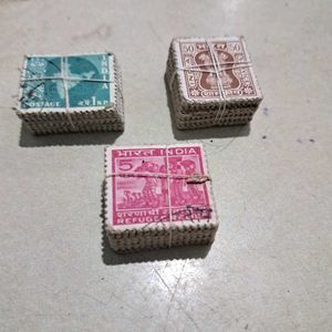 VINTAGE 3x100stamps