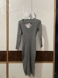 Gray Bodycon Dress