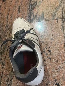 Ducati White Leather Sneakers