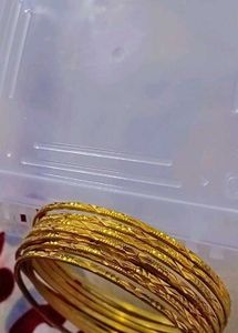 Golden Bangles Set